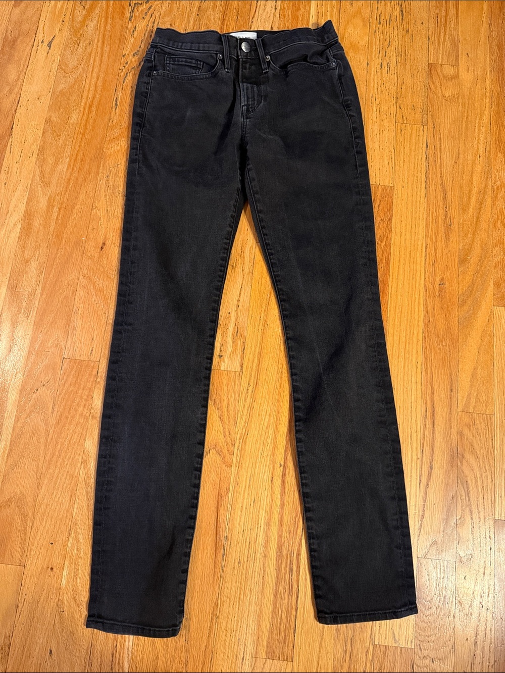 Frame Denim L'Homme Skinny Black Jeans